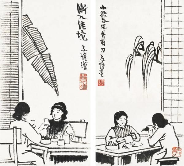 丰子恺最动人50幅画、50句话，平凡生活，诗意境界